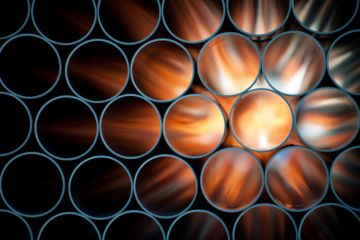 Victorian recycling infrastructure plan pipe abstract image